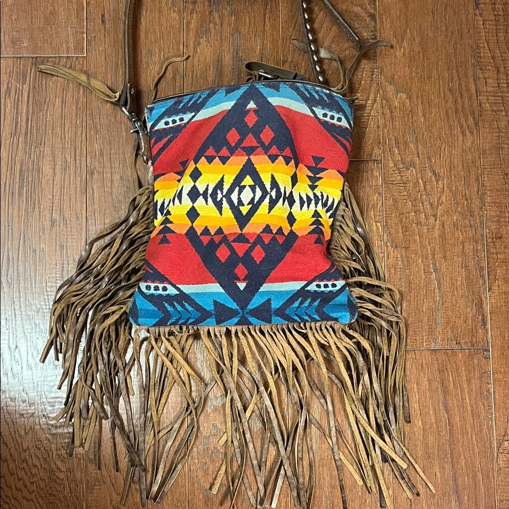 Running Roan Fringe Crossbody